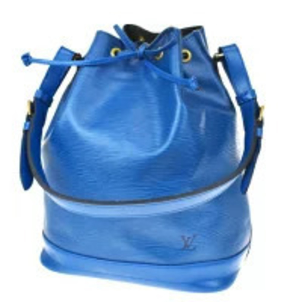 Louis Vuitton Noe Drawstring Epi Leather Shoulder Bag Toledo Blue